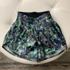 Lululemon size 0, 4 inch tracker shorts, excellent condition